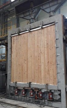 CLT wall fire test