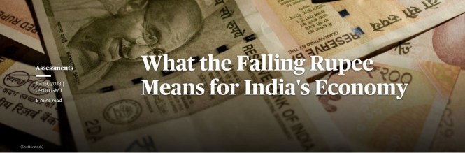 falling rupee