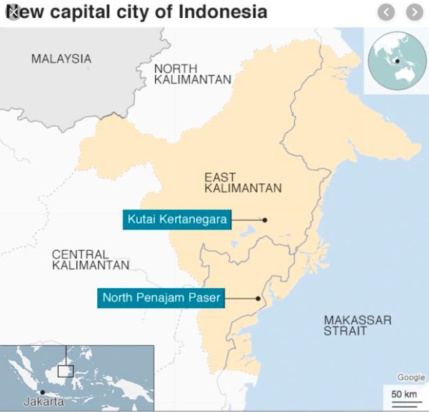 new capitol of indonesia